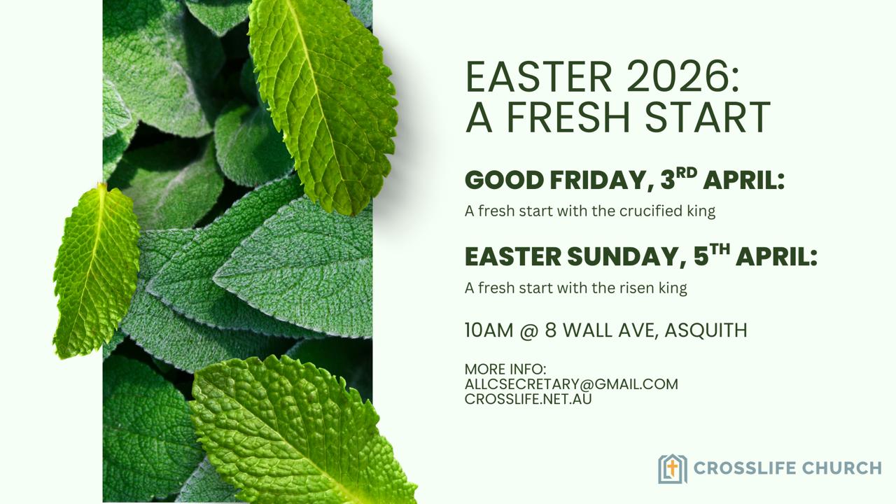 Easter 2026: A Fresh Start series