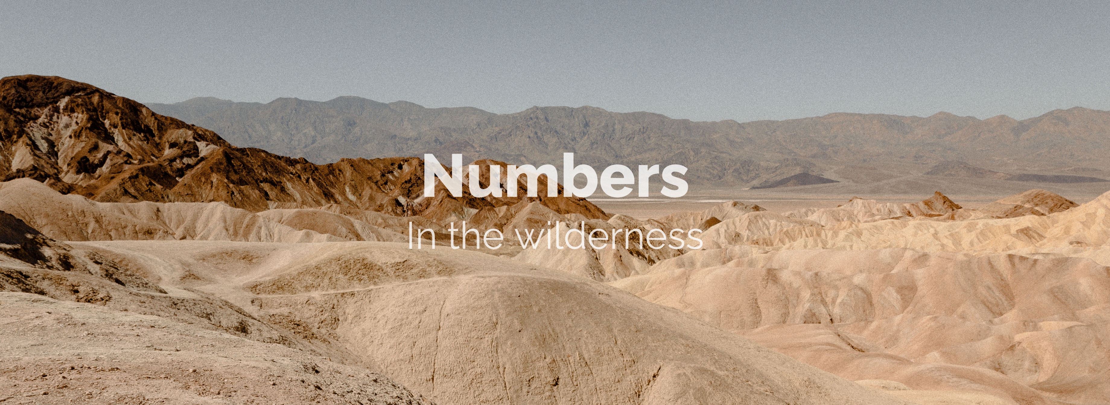 Numbers: In the wilderness series