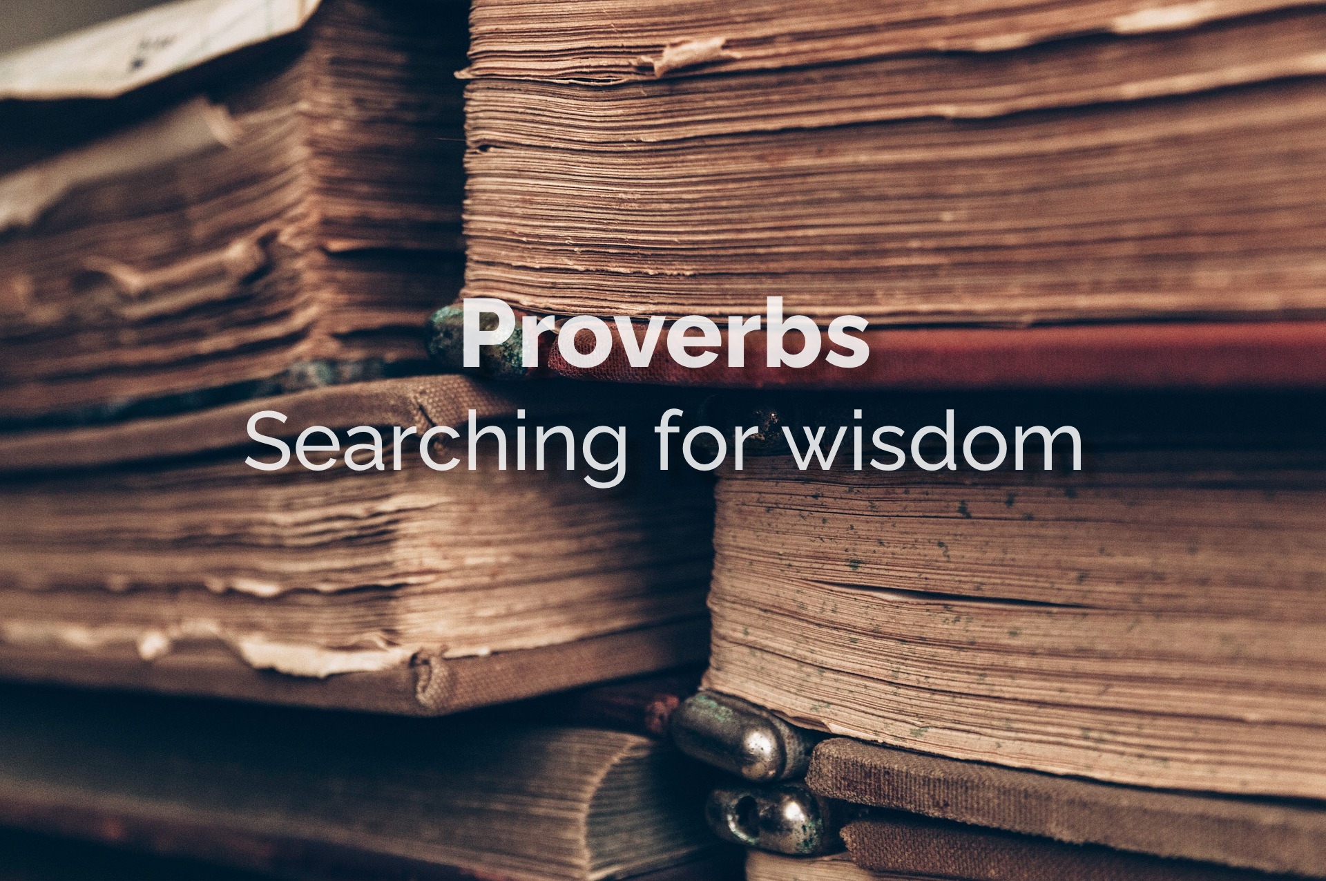 Proverbs series